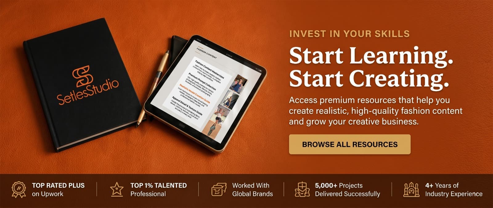 Start Learning. Start Creating. — SetlesStudio learn resources